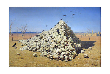 L'Apothéose de la Guerre 1871 - Vassili Verechtchaguine - Affiche Peinture Historique Antiguerre