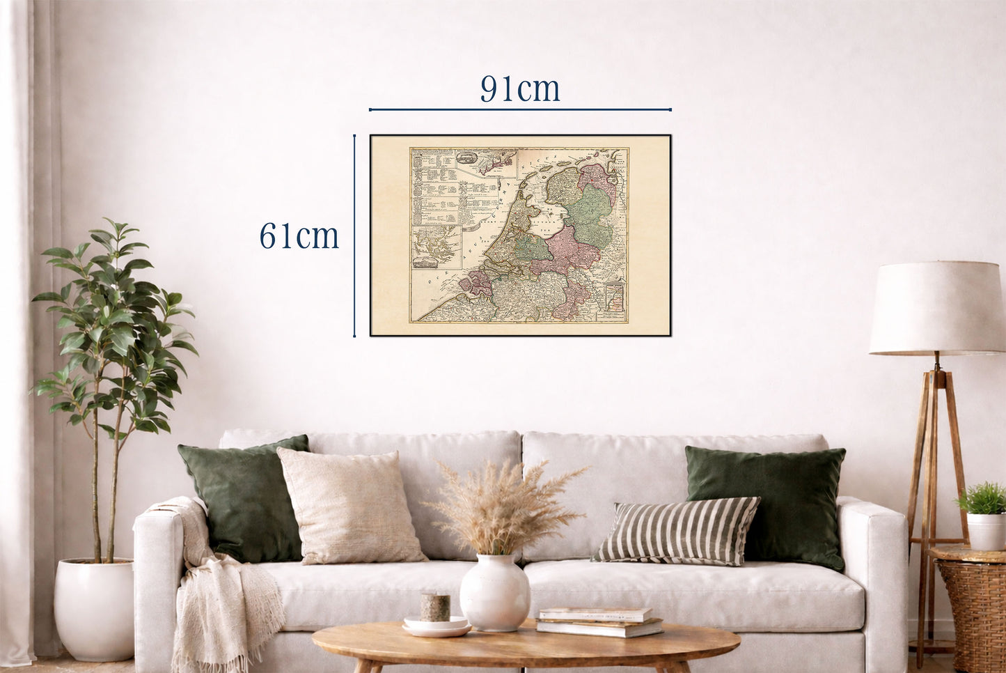 Dutch Republic 1740 - Historical Netherlands Map