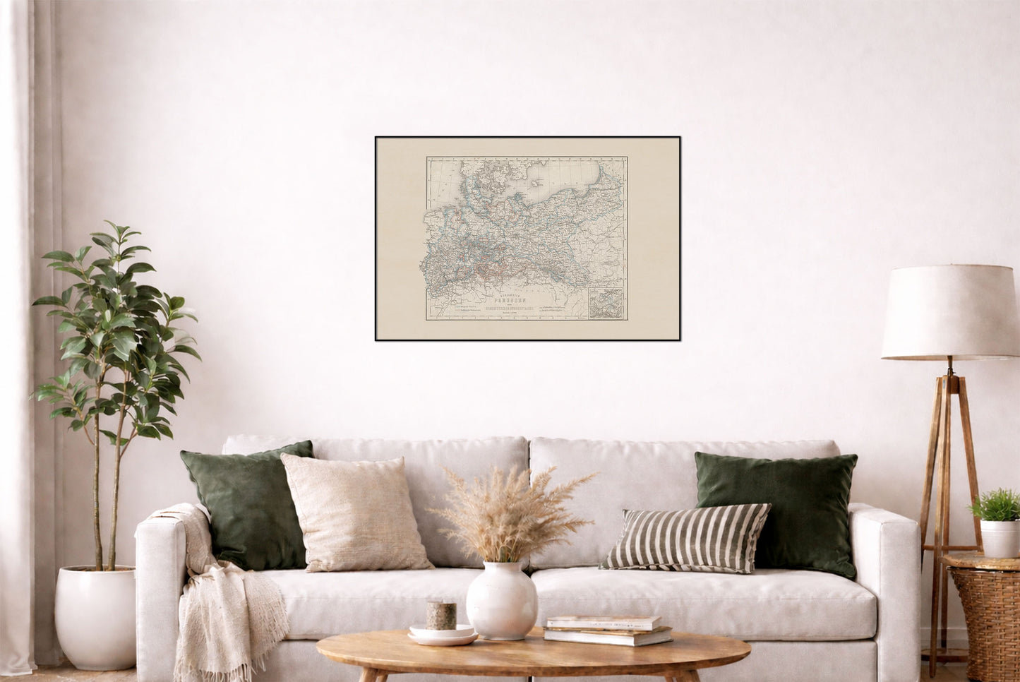 Kingdom of Prussia Map Poster (1871) - Vintage North German States Historical Wall Art (Copy)