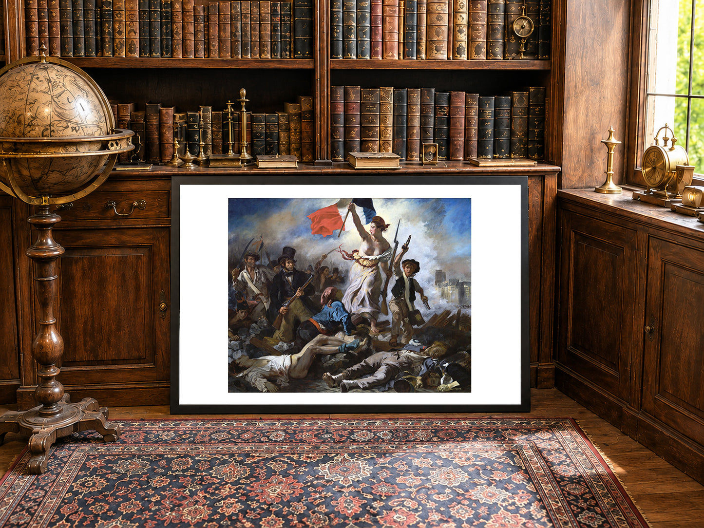 Poster La Liberté guidant le peuple - Eugène Delacroix Décoration Murale Vintage