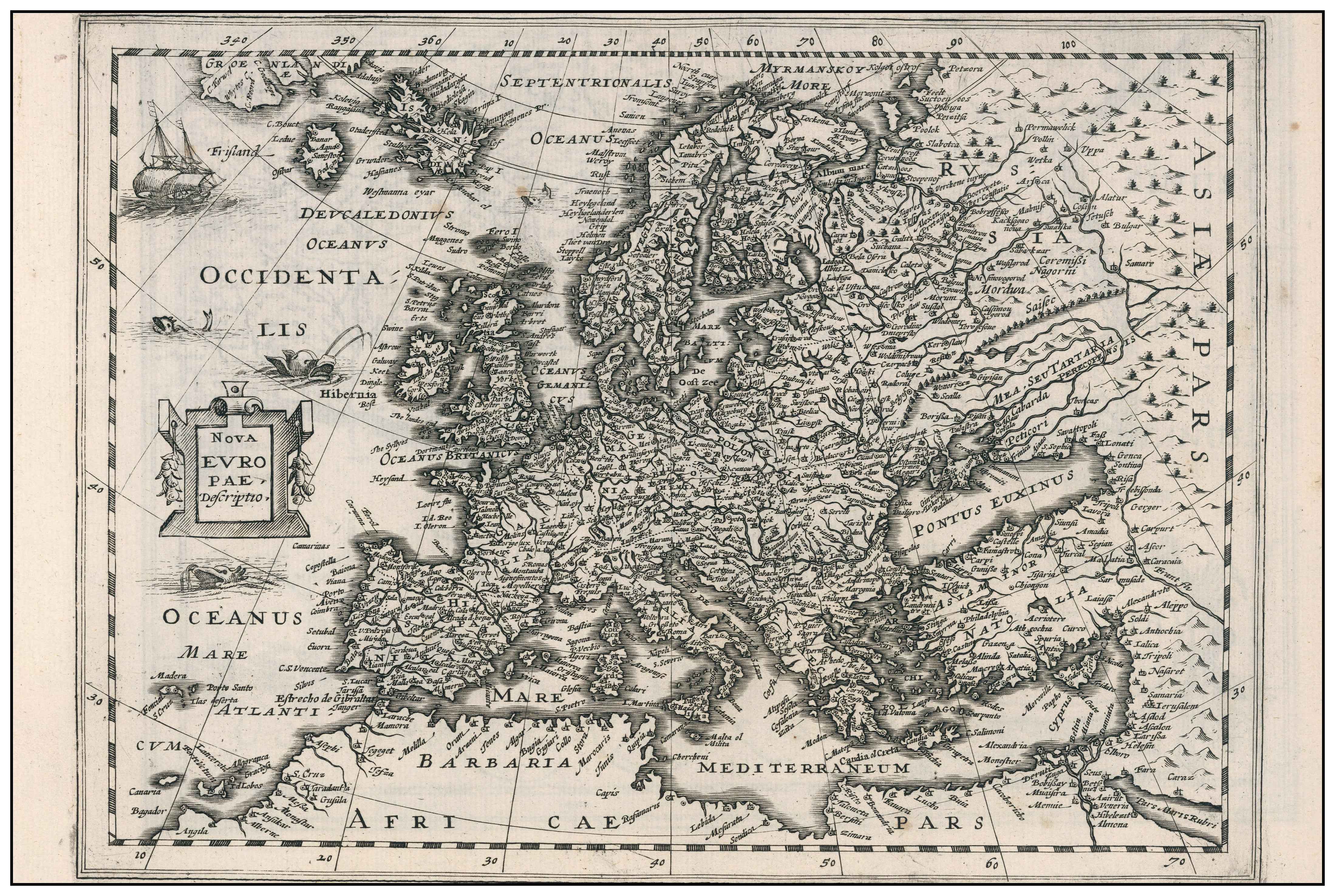 Europe 1636 - Historical Map During the Thirty Years’ War - Strategy Maps