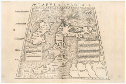 British Isles 1540 - Tudor Era Historical Map - Strategy Maps