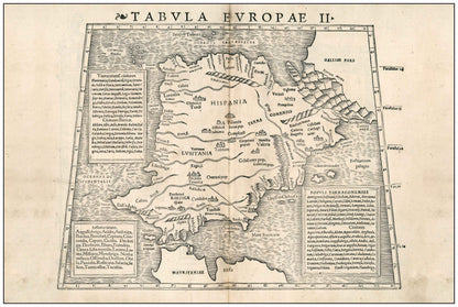 Iberian Peninsula 1540 – Historical Map of Spain, Aragon & Portugal - Strategy Maps
