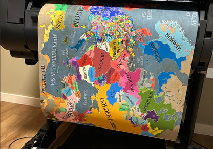 1337 Karte von Europa am Vorabend des 100-jährigen Krieges