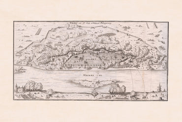 1725 Historic Toruń Engraving by Gabriel Bodenehr - Vintage Polish Decor