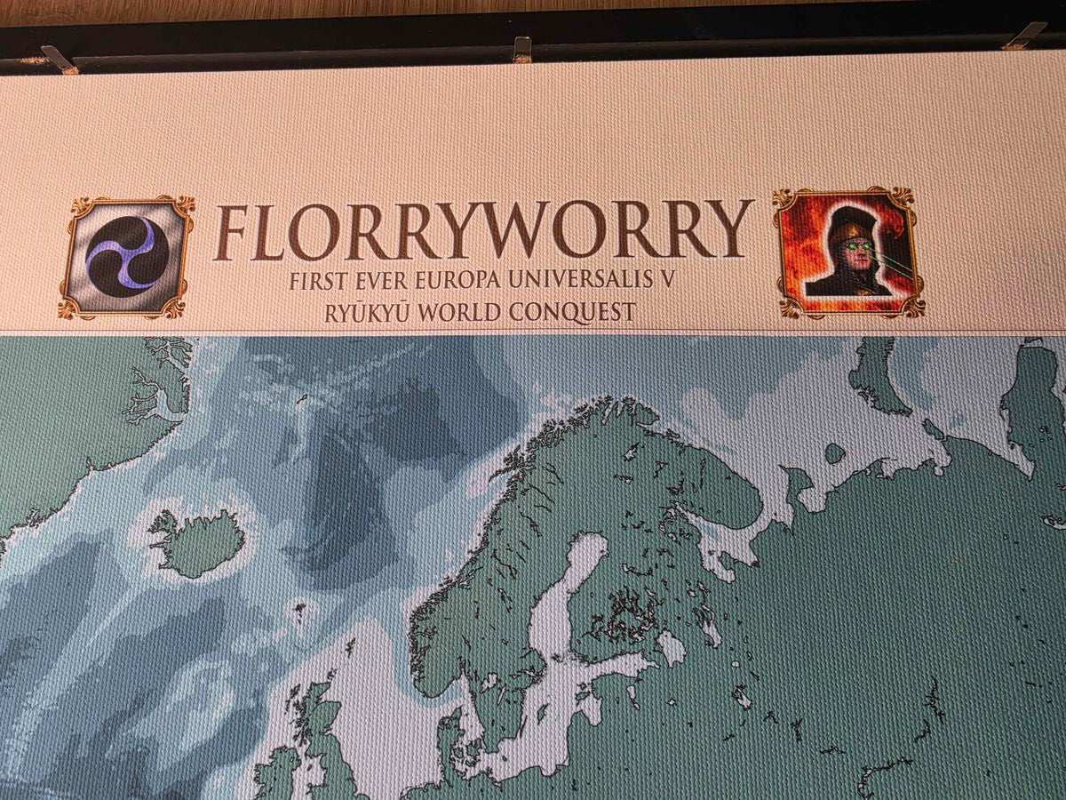 Record Three Mountains de Florryworry – Europa Universalis V | Affiche Carte