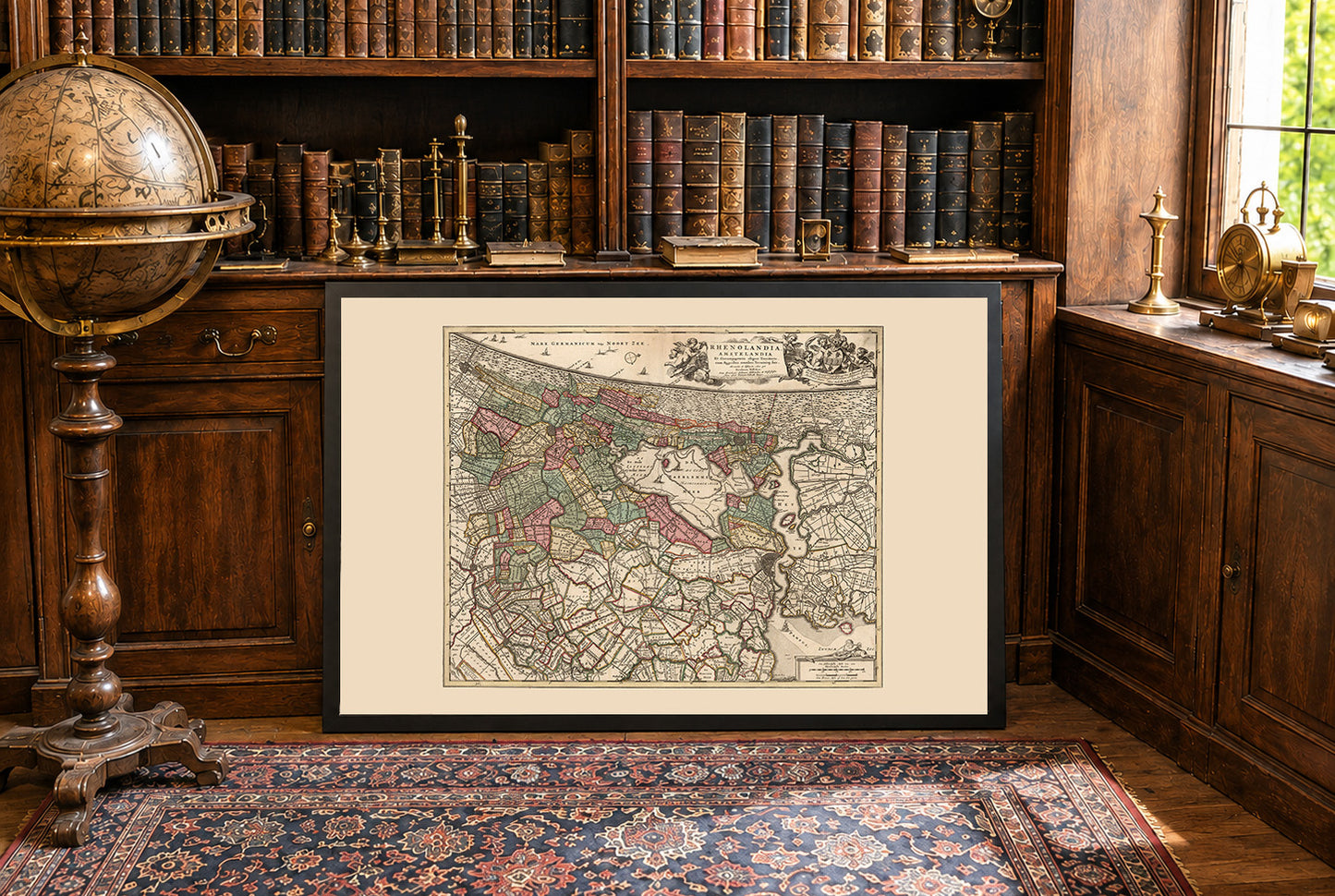 Amsterdam in 1740 - Historical Map of the Dutch Republic’s Trade Capital