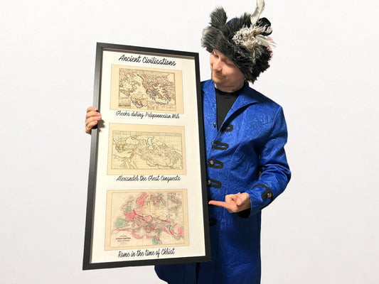 Poster des Civilisations Anciennes - Grèce, Alexandre le Grand et Empire Romain