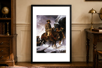 Bonaparte Franchissant les Alpes 1850 - Paul Delaroche - Napoléon Bonaparte - Affiche Peinture Historique