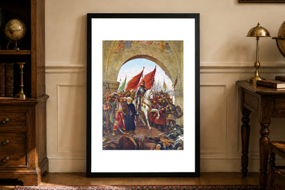 Entrée de Mehmed II à Constantinople 1903 - Fausto Zonaro - Empire Ottoman - Affiche Peinture Historique