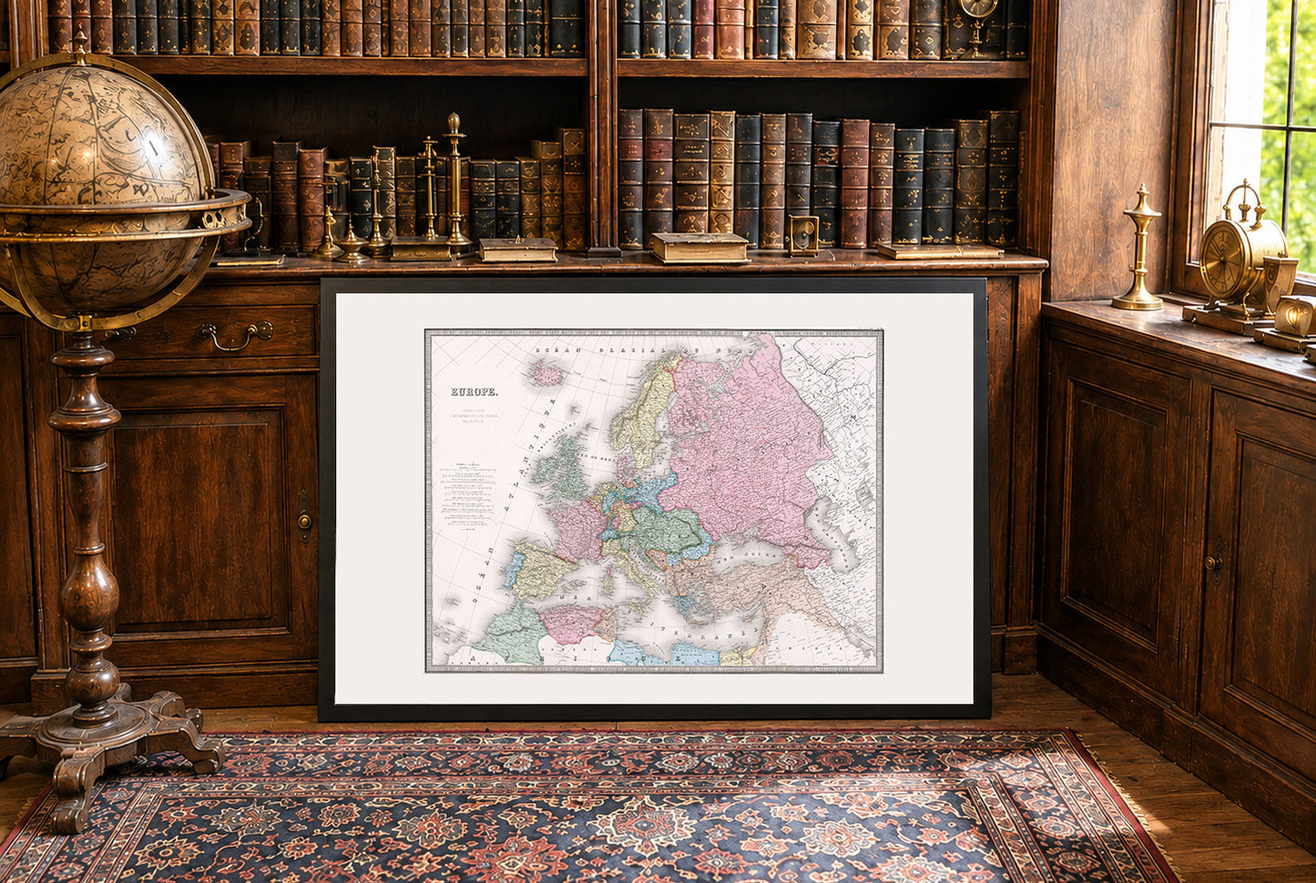 Europe 1862 - Historical Map During the Age of Nationalism
