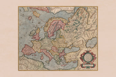 L'Europe en 1623 – Carte politique au début de la Guerre de Trente Ans