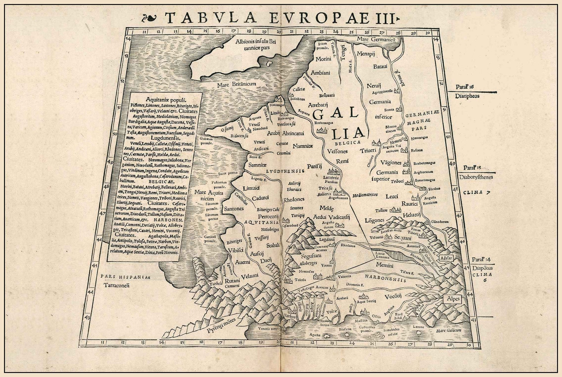 France 1540 - Renaissance Era Historical Map - Strategy Maps
