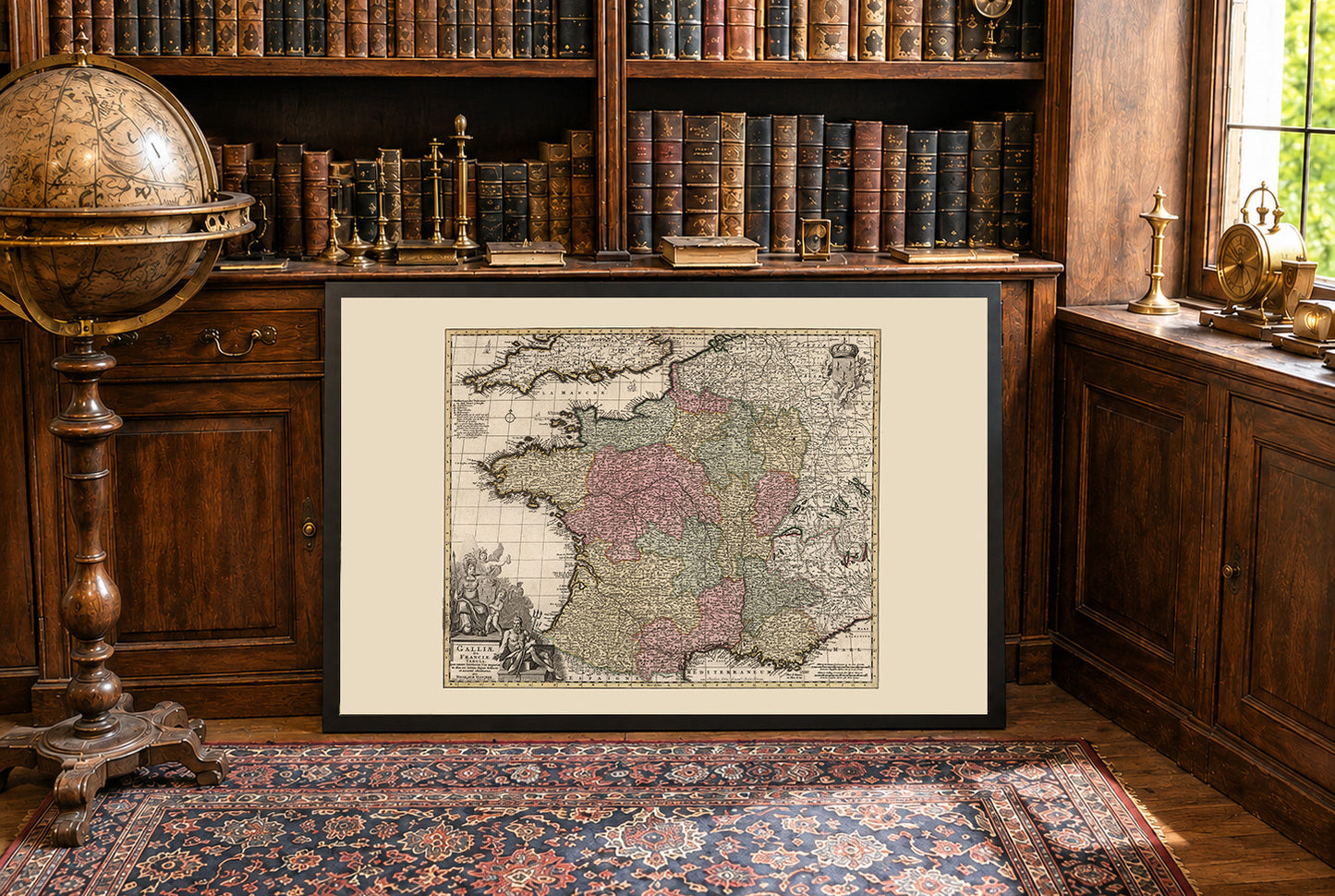 Regno di Francia 1740 – Mappa storica del XVIII secolo