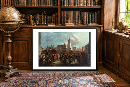 Serment de Kościuszko à Cracovie 1794 - Wojciech Kossak - Affiche Historique