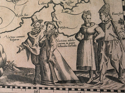 Leo Belgicus Map Poster (1617) - Netherlands & Belgium Wall Art