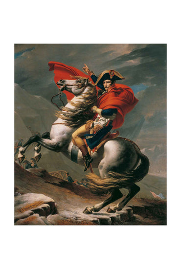 Napoleon Crossing the Alps Poster - Jacques-Louis David Historic Wall Art