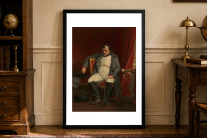 Poster Napoleone a Fontainebleau - Paul Delaroche Arte Storica dell'Impero Francese