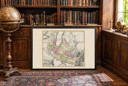 Carte de la Perse - Affiche Historique, Carte Antique de l’Empire Perse et de l’Iran