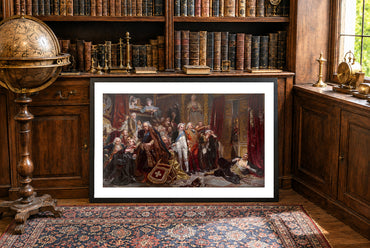 Poster Rejtan. La Chute de la Pologne - Jan Matejko Décoration Murale Historique Polonaise