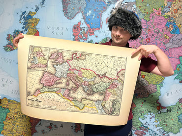 Empire romain en 107 apr. J.-C. - Carte de l'Empire sous Trajan