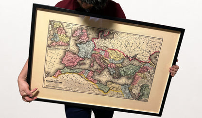 Empire romain en 107 apr. J.-C. - Carte de l'Empire sous Trajan