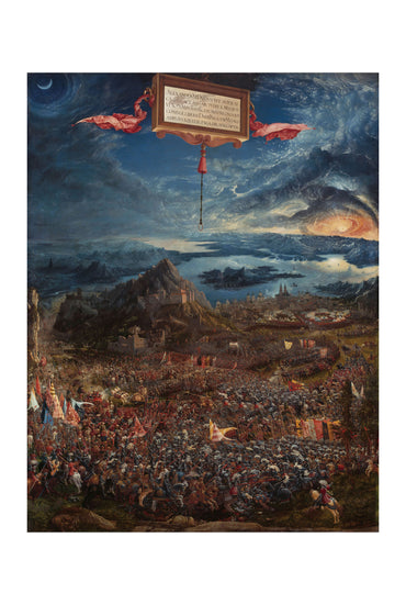 La Bataille d'Alexandre à Issos 1529 - Albrecht Altdorfer - Alexandre le Grand - Affiche Peinture Historique