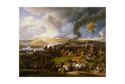 Bitwa pod Borodino 1822 - Louis-François Lejeune - Kampania Napoleona w Rosji - Historyczny Plakat z Obrazem