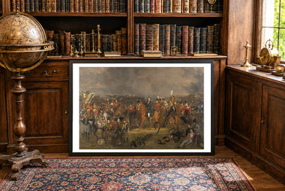 La Bataille de Waterloo 1824 - Jan Willem Pieneman - Guerres Napoléoniennes - Affiche Peinture Historique
