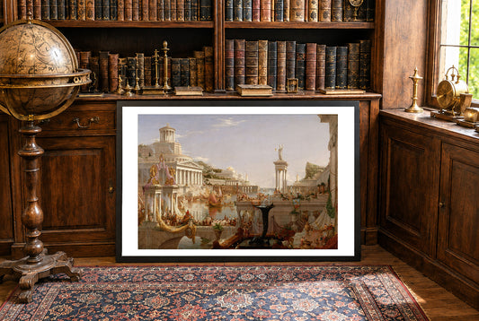 Poster The Course of Empire: Consummation - Thomas Cole Décoration Murale Classique d’Empire