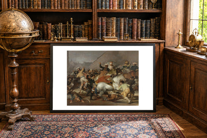 Drugi Maja 1808 w Madrycie - Francisco Goya - Powstanie Przeciw Napoleonowi - Historyczny Plakat z Obrazem