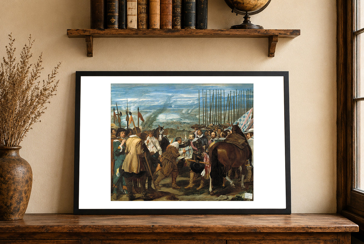 The Surrender of Breda 1635 - Diego Velázquez - Eighty Years' War Historical Painting Poster