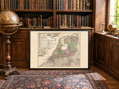 Dutch Republic 1740 - Historical Netherlands Map