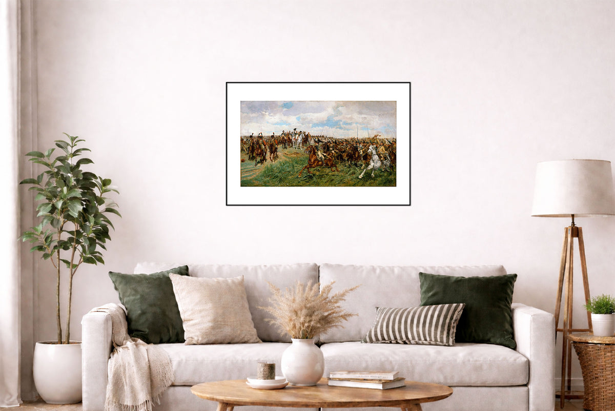1807, Friedland - Ernest Meissonier - Napoleon Bonaparte and the Napoleonic Wars Historical Painting Poster