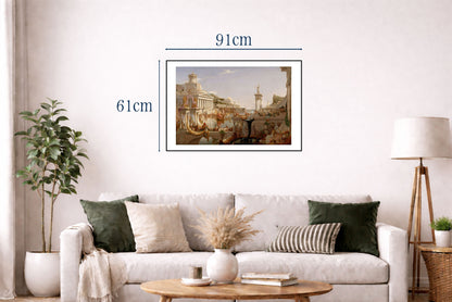 Poster The Course of Empire: Consummation - Thomas Cole Décoration Murale Classique d’Empire