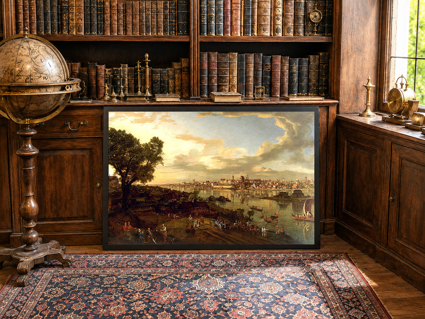 Poster Bellotto Vue de Varsovie depuis Praga - Décoration Murale Vintage de Varsovie