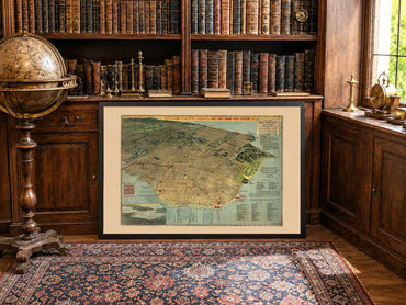 San Francisco Exposition City Map Poster (1915) - Vintage Bird’s-Eye View Wall Art (Copy)